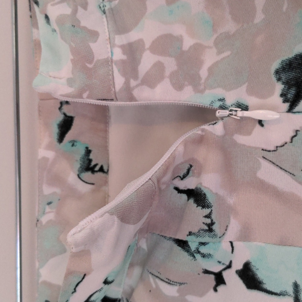 Ricki's Foral A-Line Skirt Women's Size 10 Lined Back Zip Mini Cottagecore - Picture 4 of 9